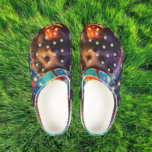 Halloween Hedgehog Foam Clogs