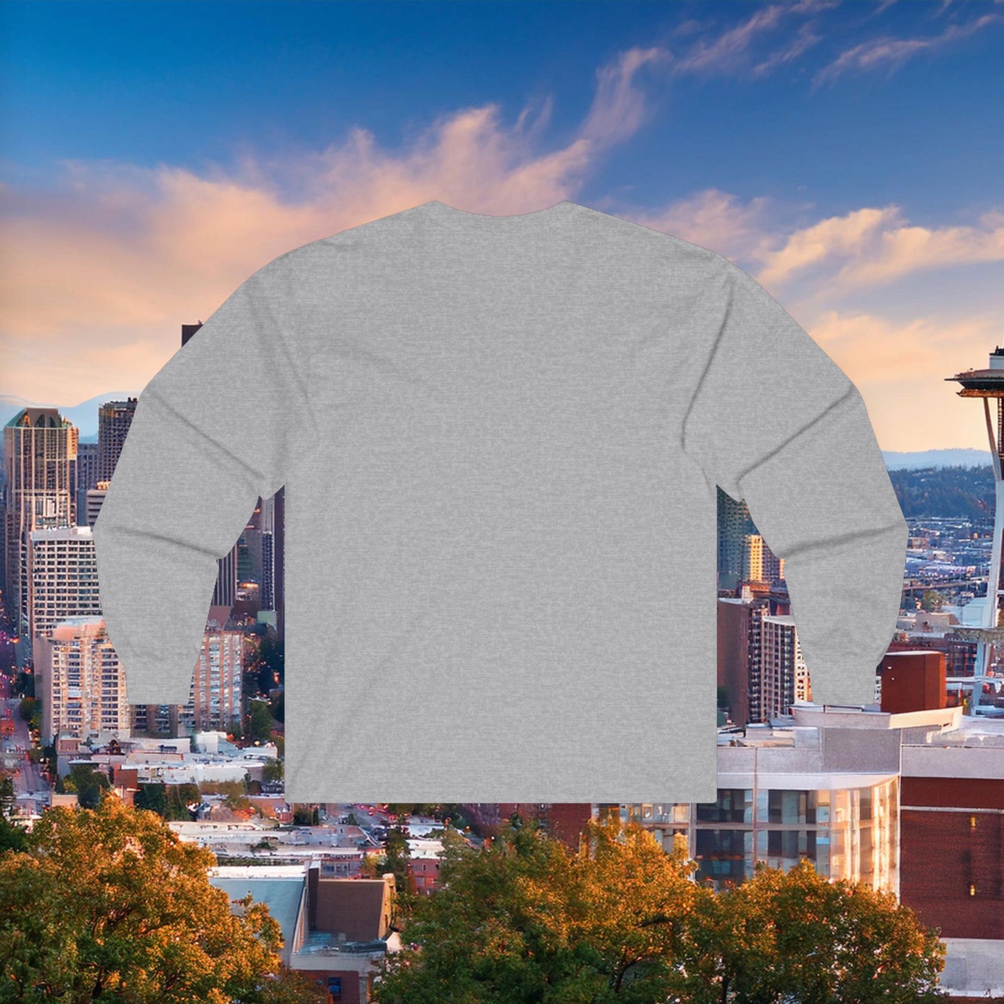 Seattle Baseball Crest Long Sleeve Tee