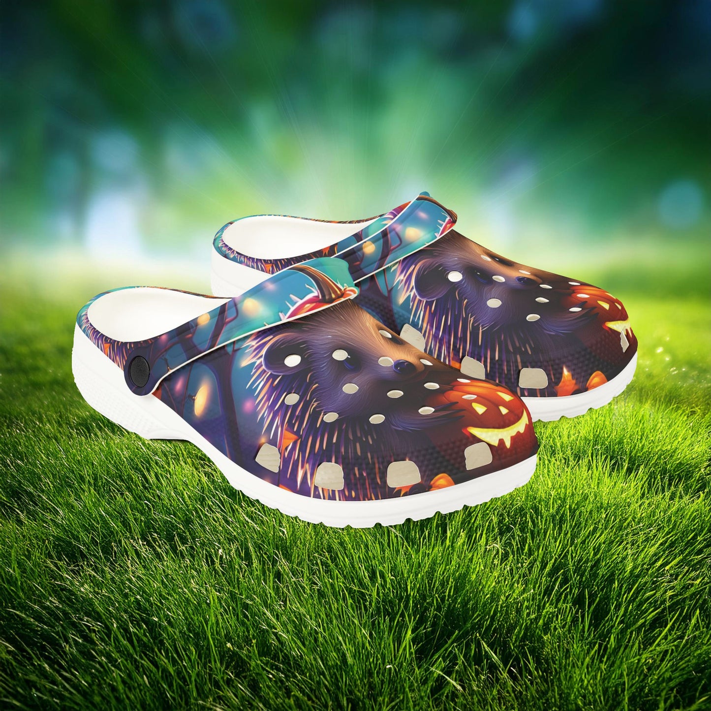 Halloween Hedgehog Foam Clogs