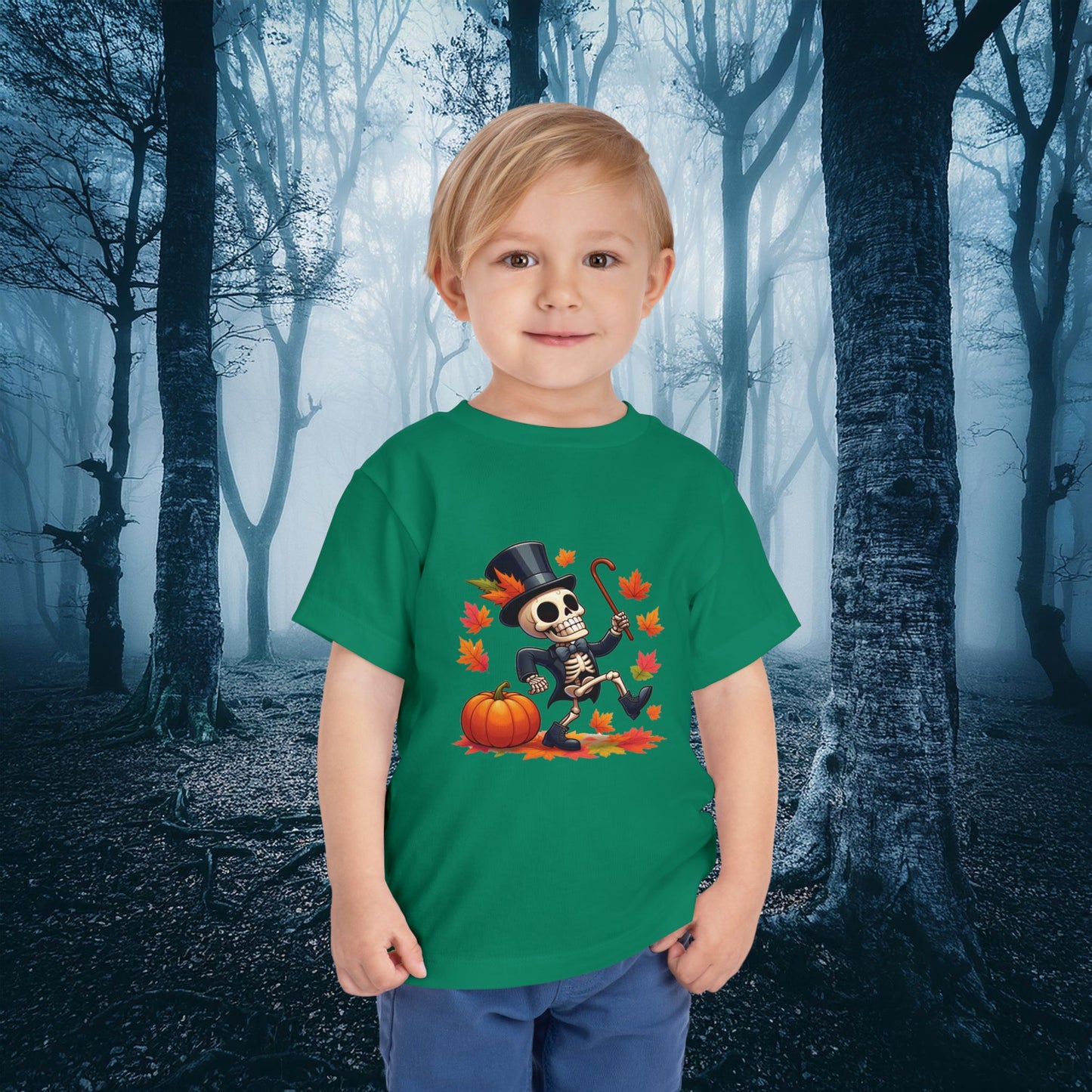 Snazzy Skeleton Toddler Tee