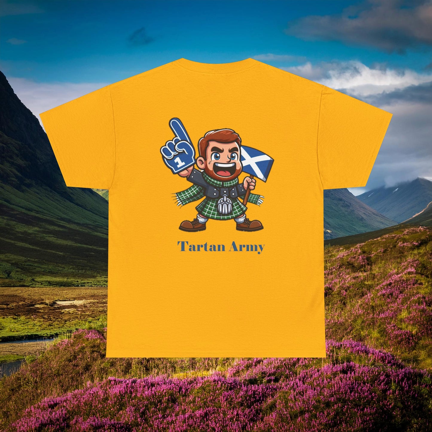 Scotland Tartan Army Tee