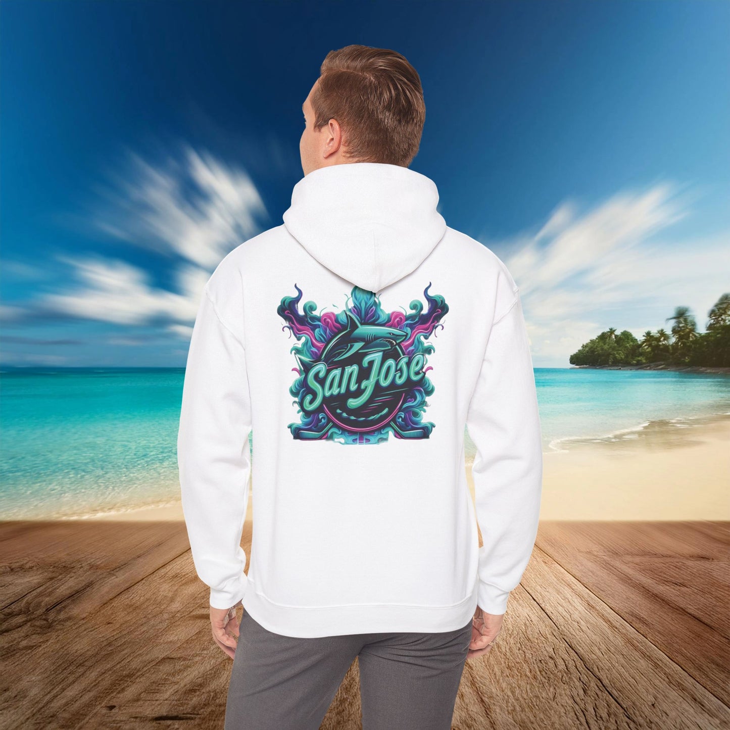 San Jose Hockey Neon Hoodie