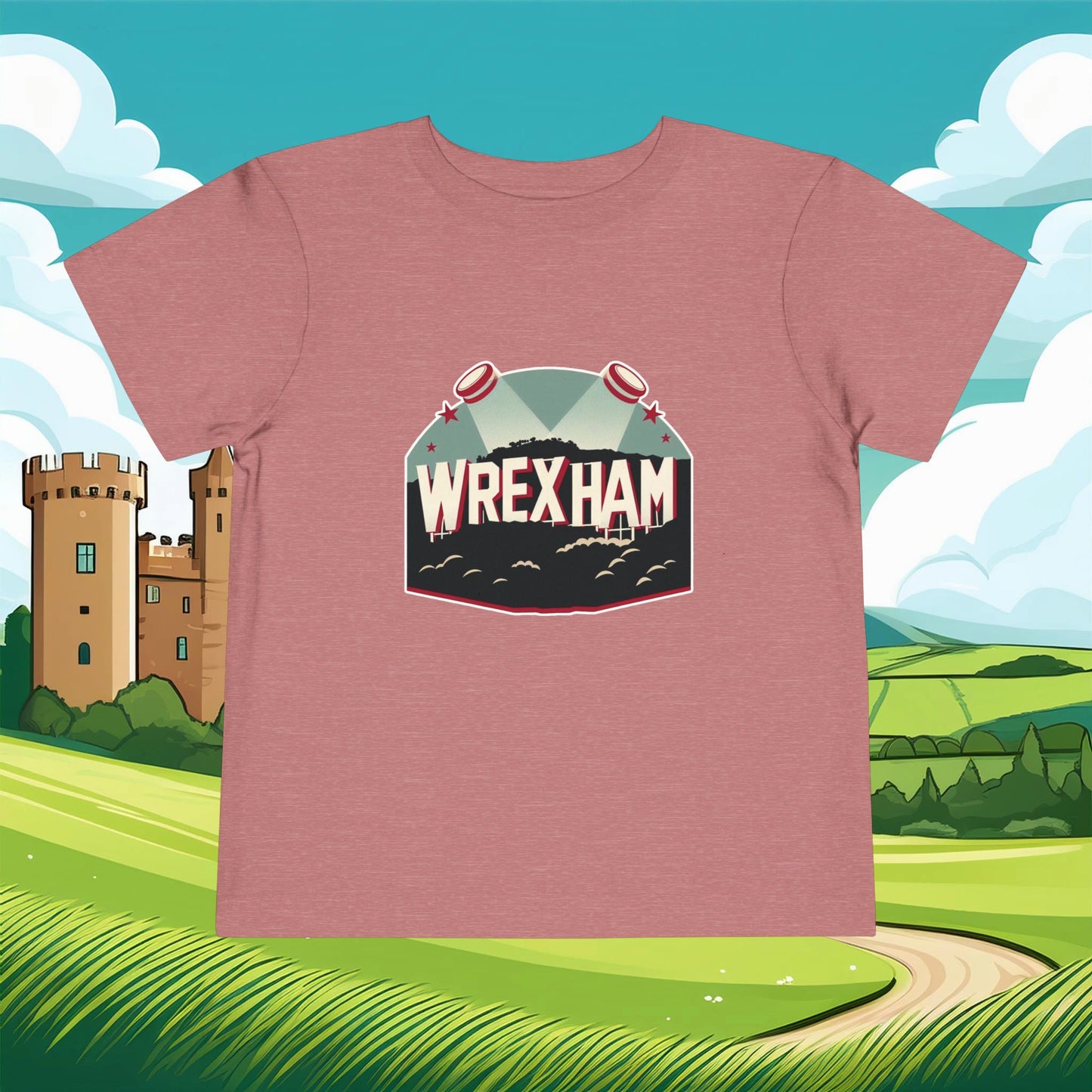 Wrexham Hollywood Sign Toddler Tee