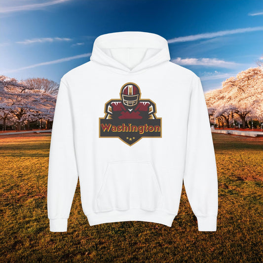 Washington Football Player Logo Youth Hoodie