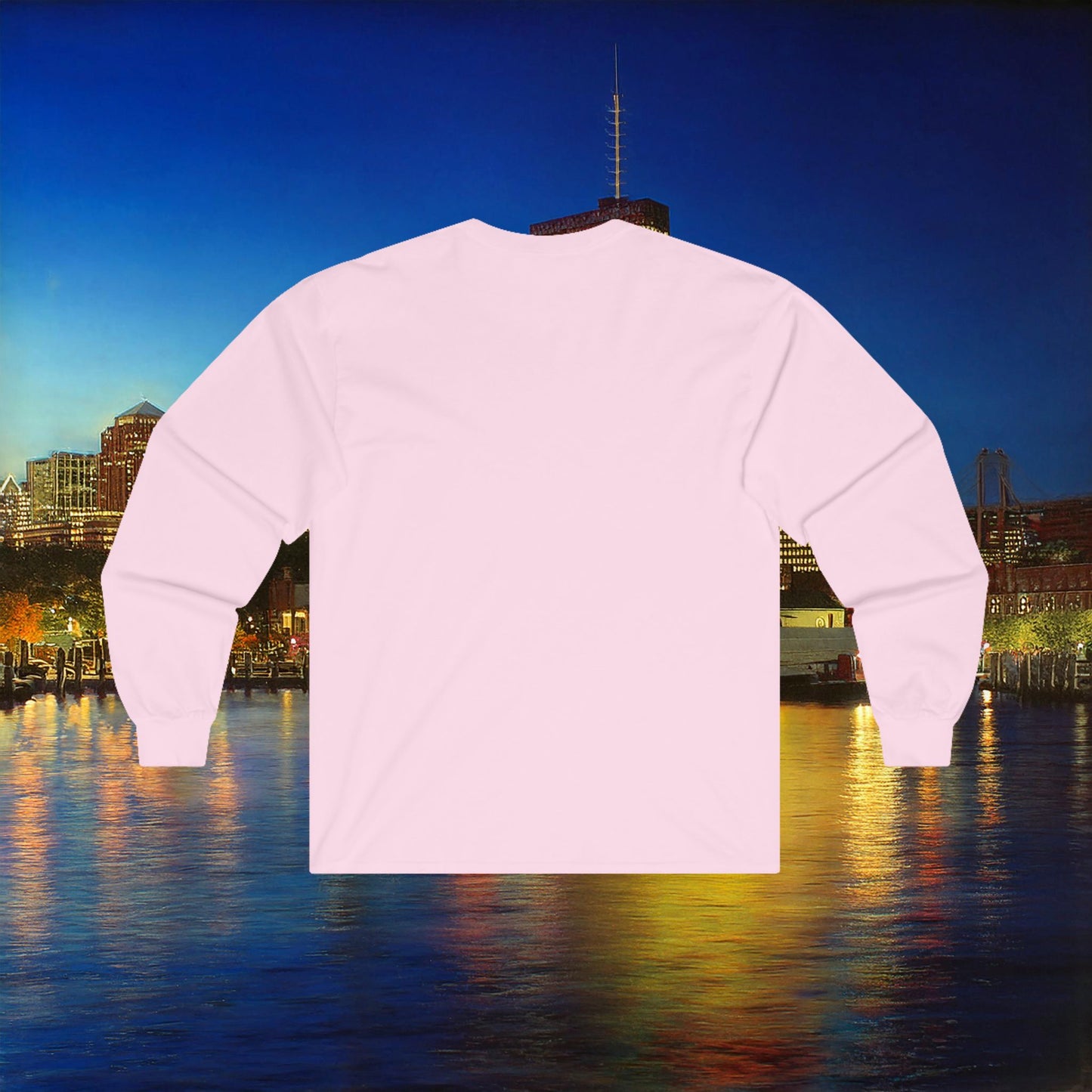 Boston Basketball Design Long Sleeve Tee