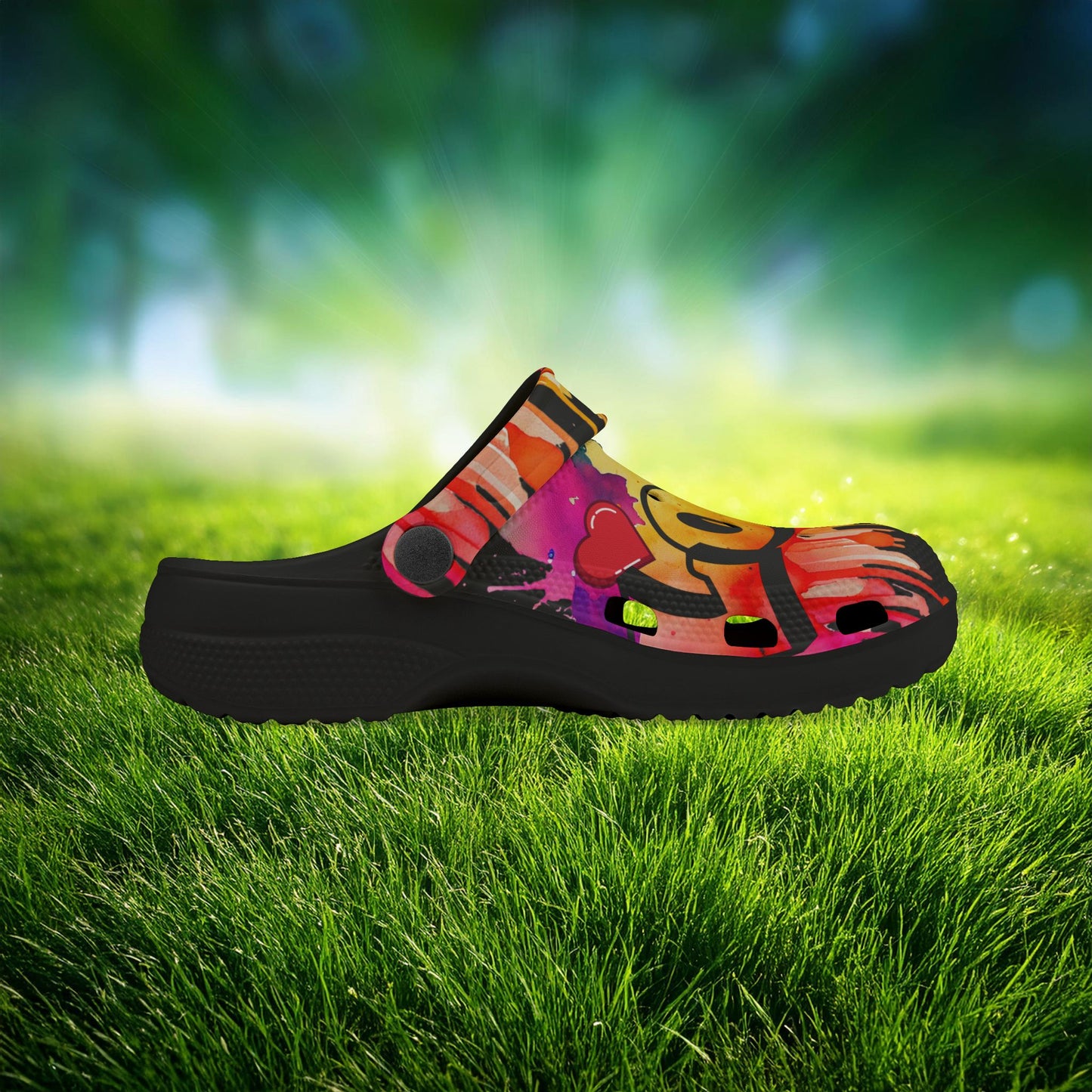 Love Color Bomb Kid's Foam Clogs