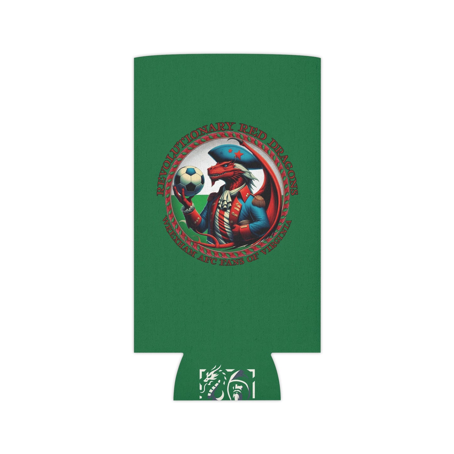Revolutionary Red Dragons Crest Can Cooler