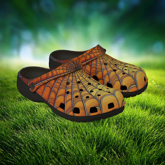 Spider Web Foam Clogs