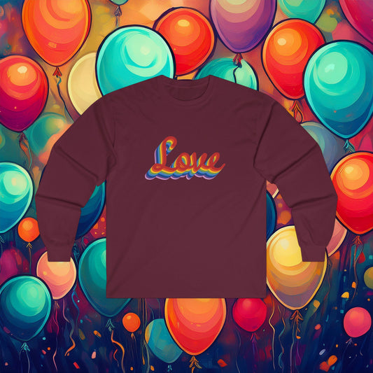 Rainbow Love Unisex Long Sleeve Tee