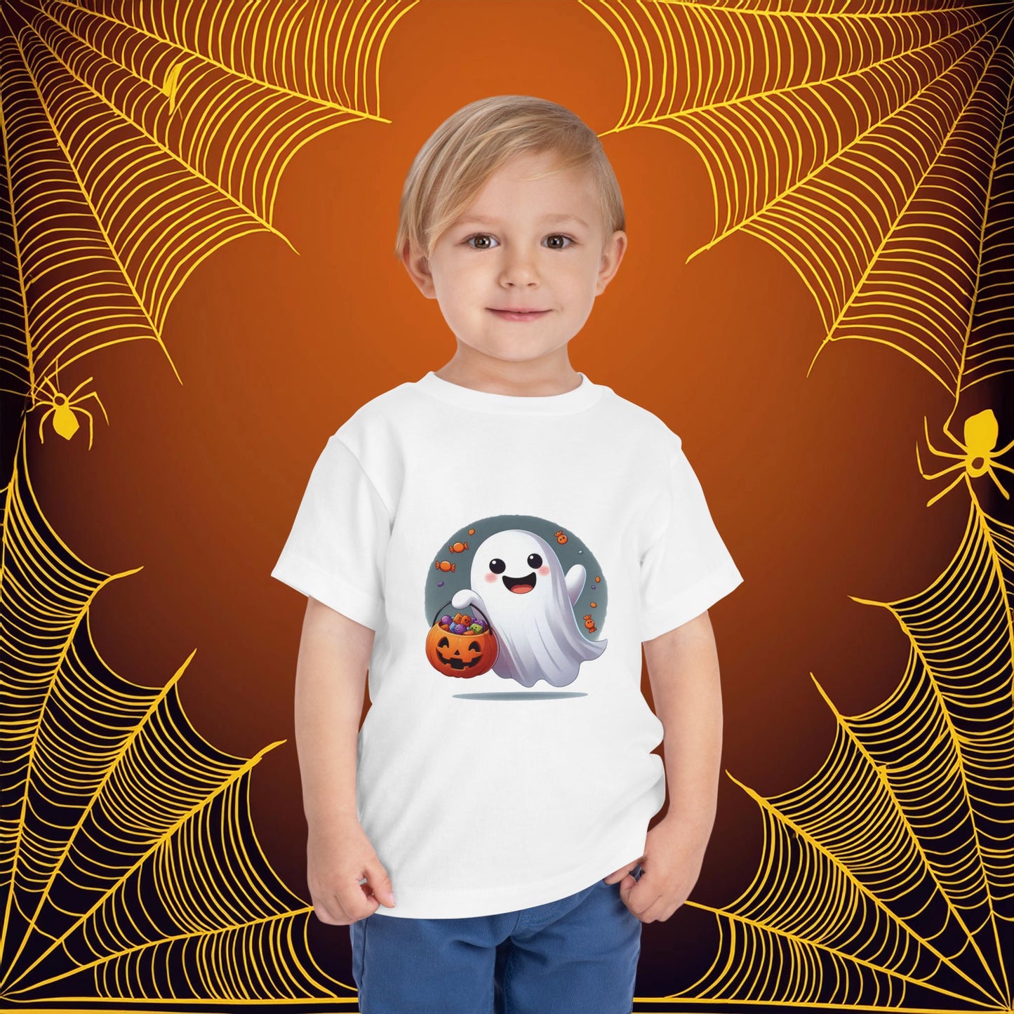 Trick or Treat Ghost Toddler Tee