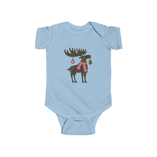 Holiday Moose Infant Bodysuit