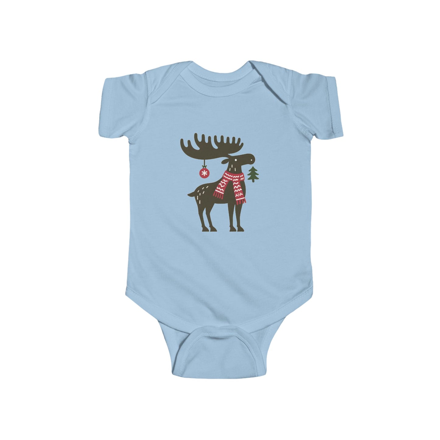 Holiday Moose Infant Bodysuit
