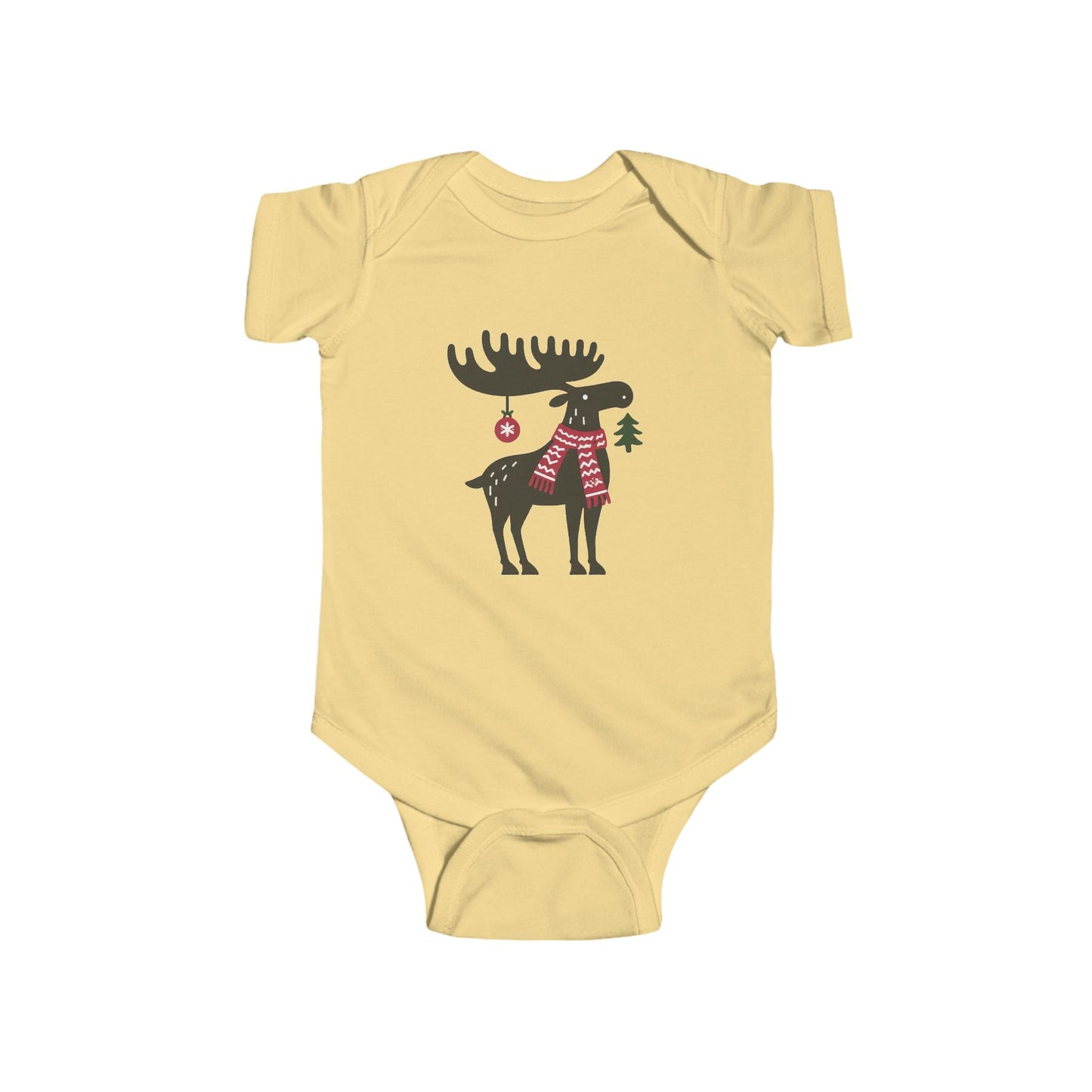 Holiday Moose Infant Bodysuit