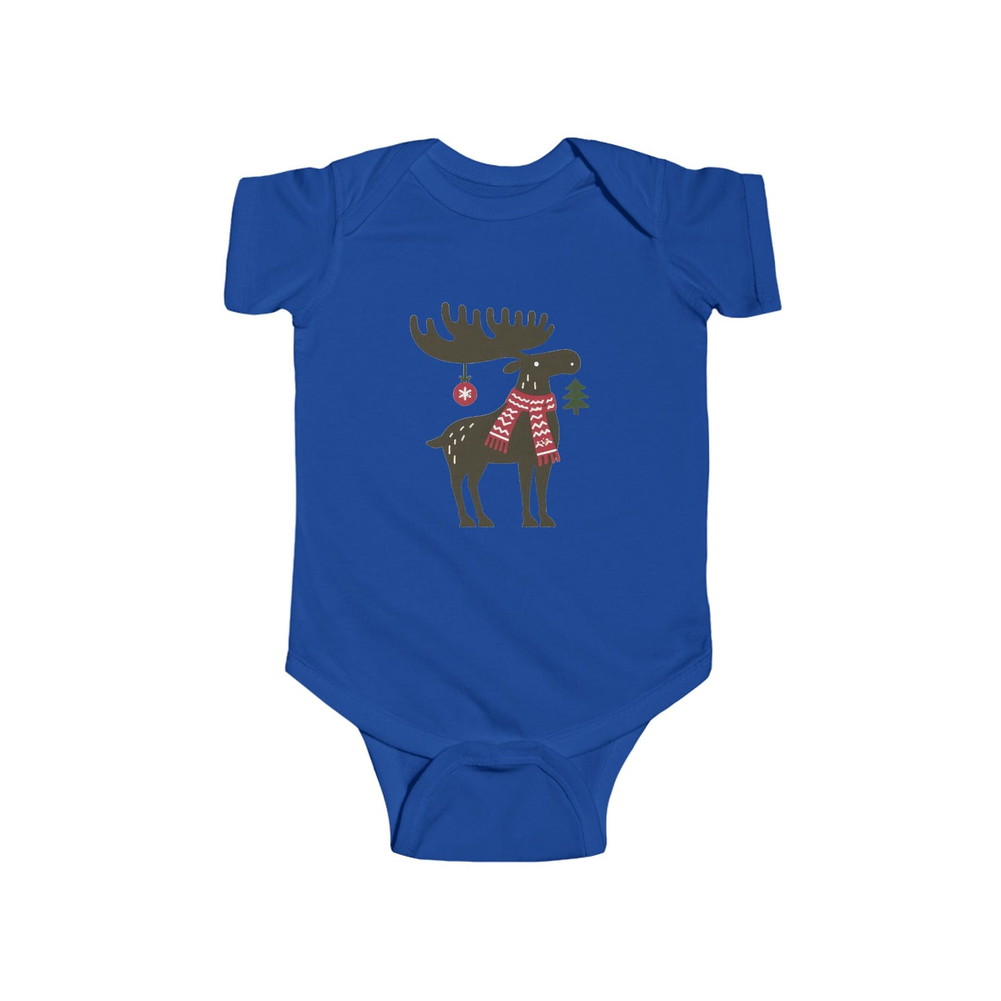Holiday Moose Infant Bodysuit