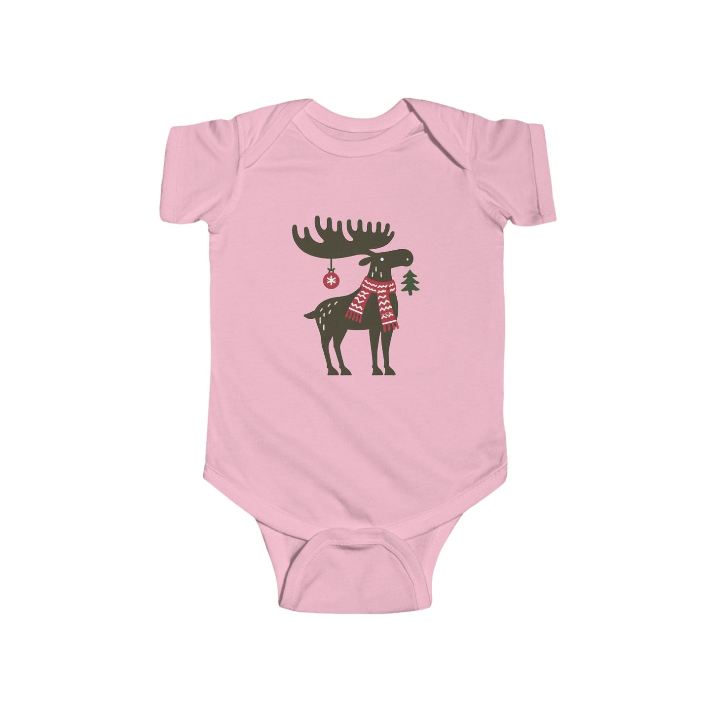 Holiday Moose Infant Bodysuit