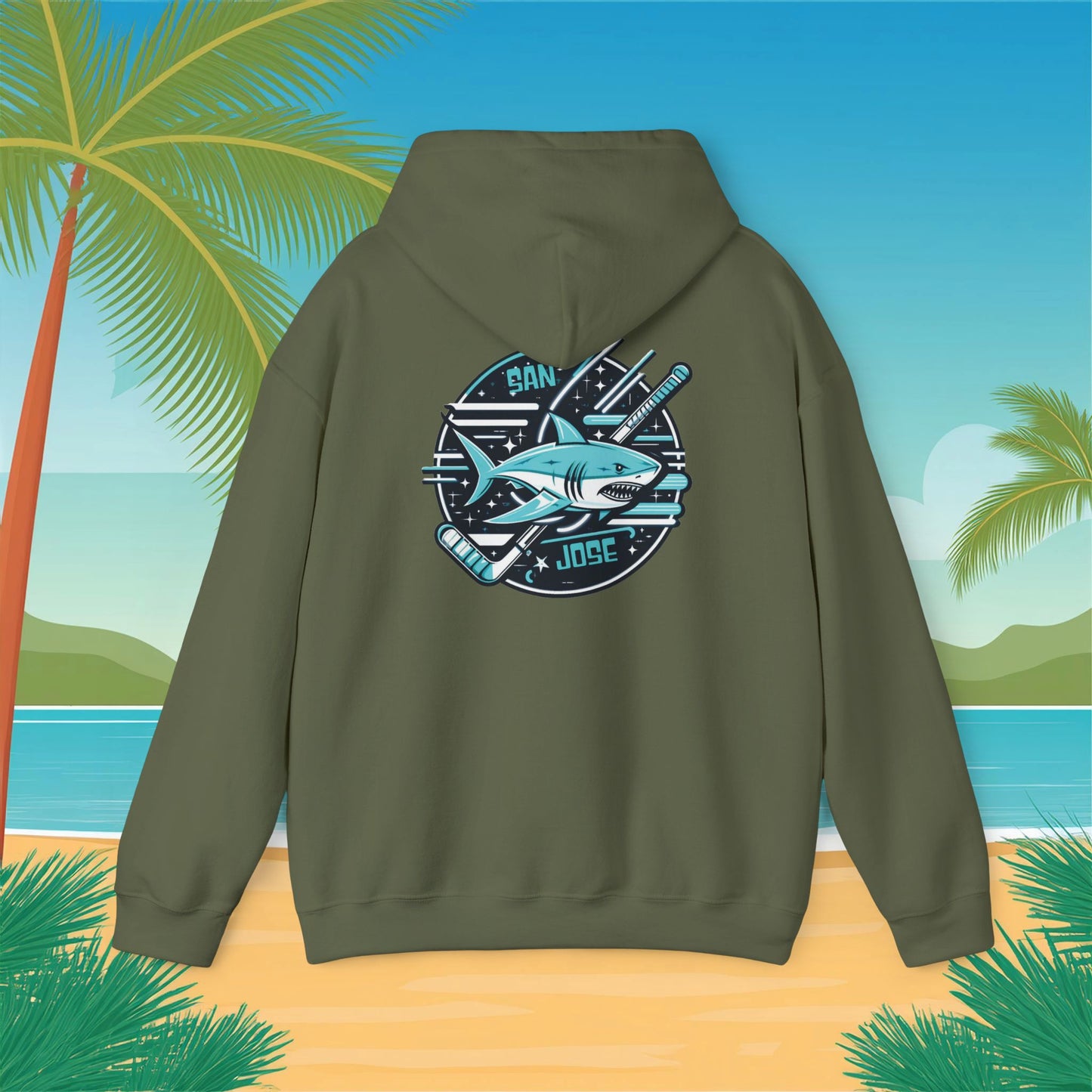 San Jose Hockey Logo Hoodie