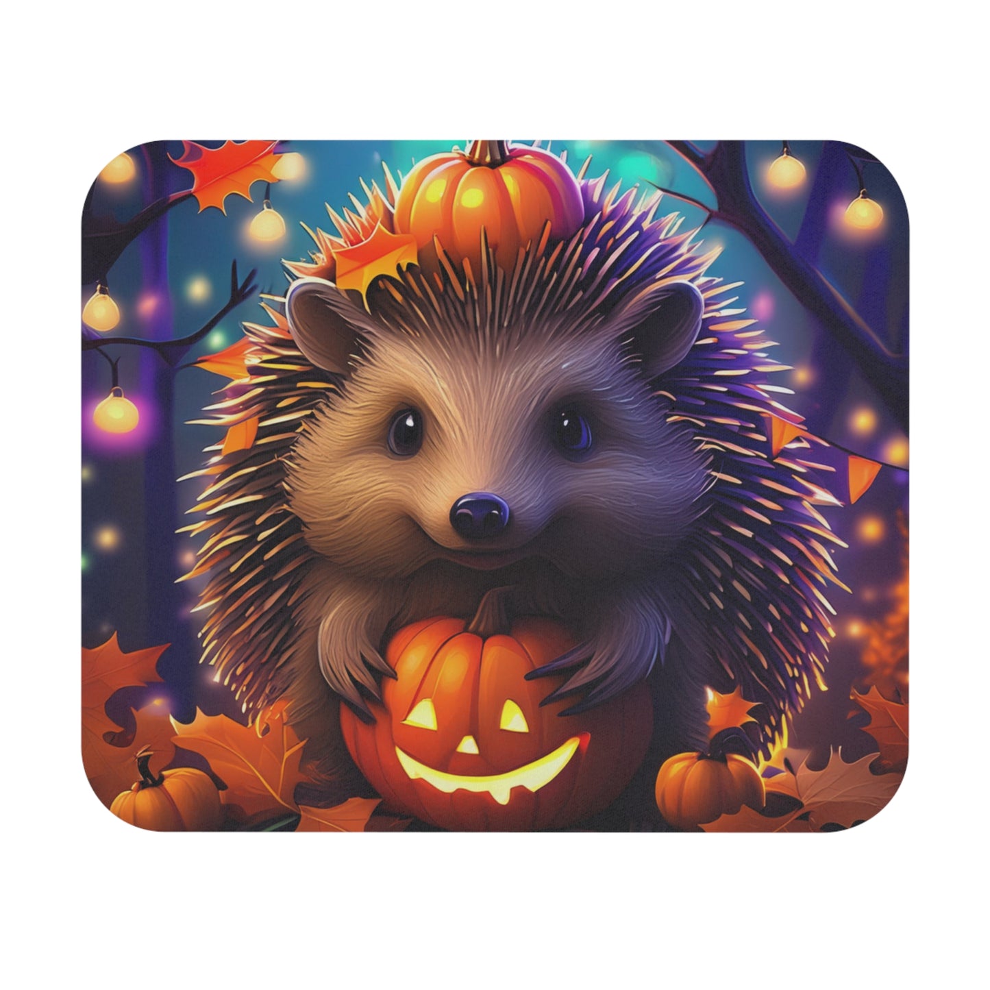 Halloween Hedgehog Mouse Pad