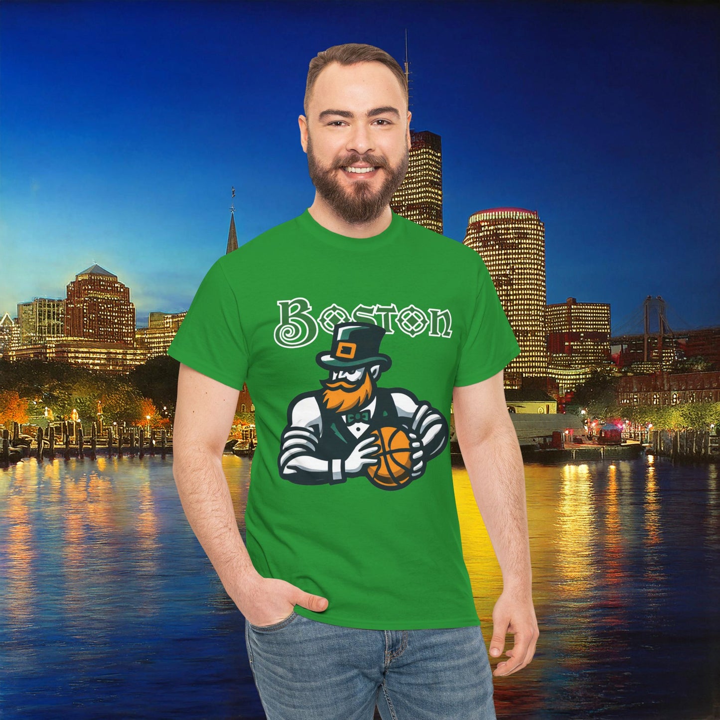 Boston Basketball Design Tee