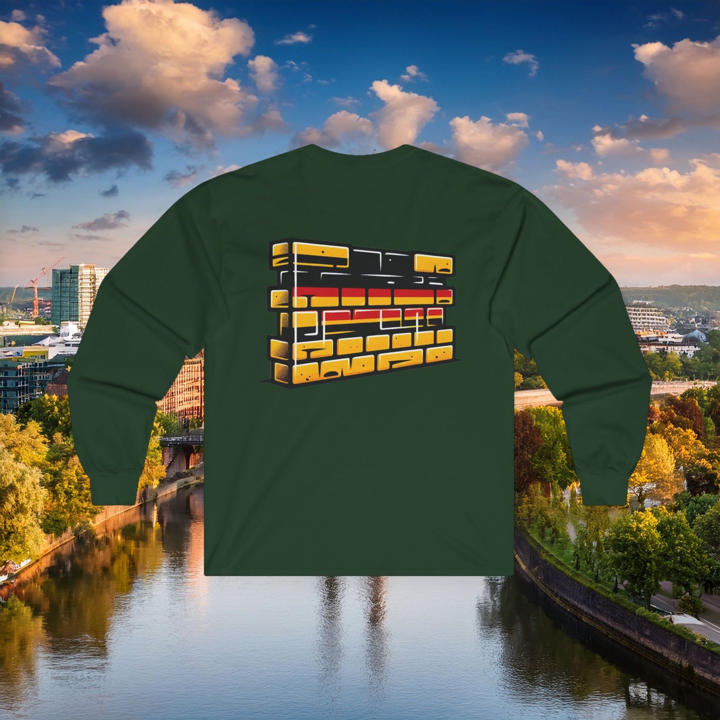 Dortmund Bundesflagge Wall Long Sleeve Tee