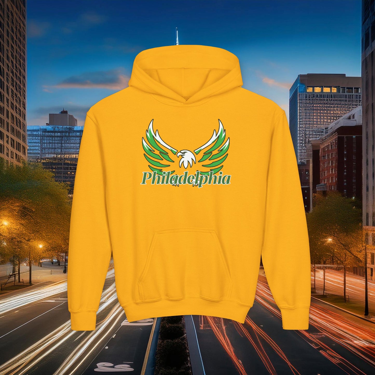 Philadelphia Eagle Logo Youth Hoodie