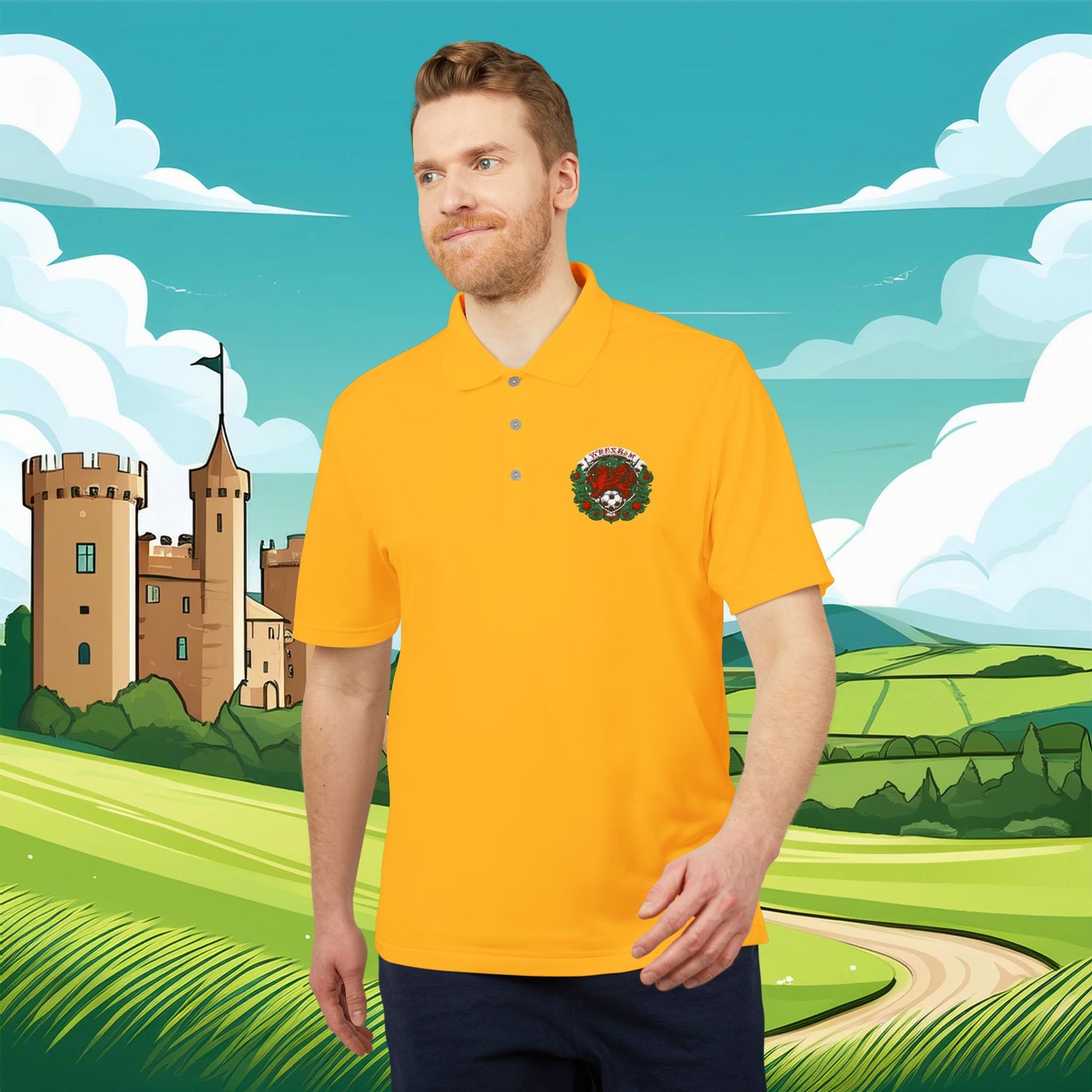 Wrexham Crest adidas Performance Polo