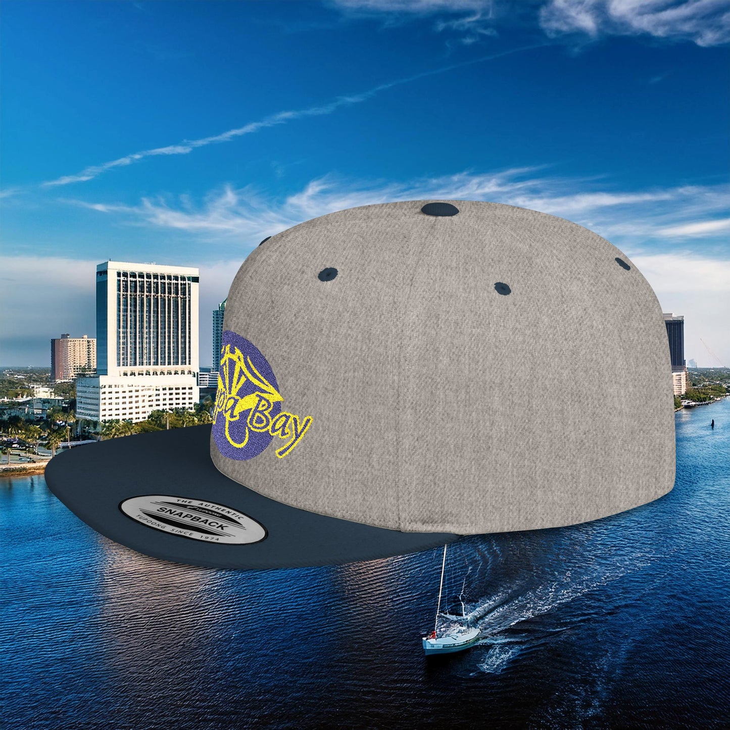 Tampa Bay Baseball Flat Bill Snapback