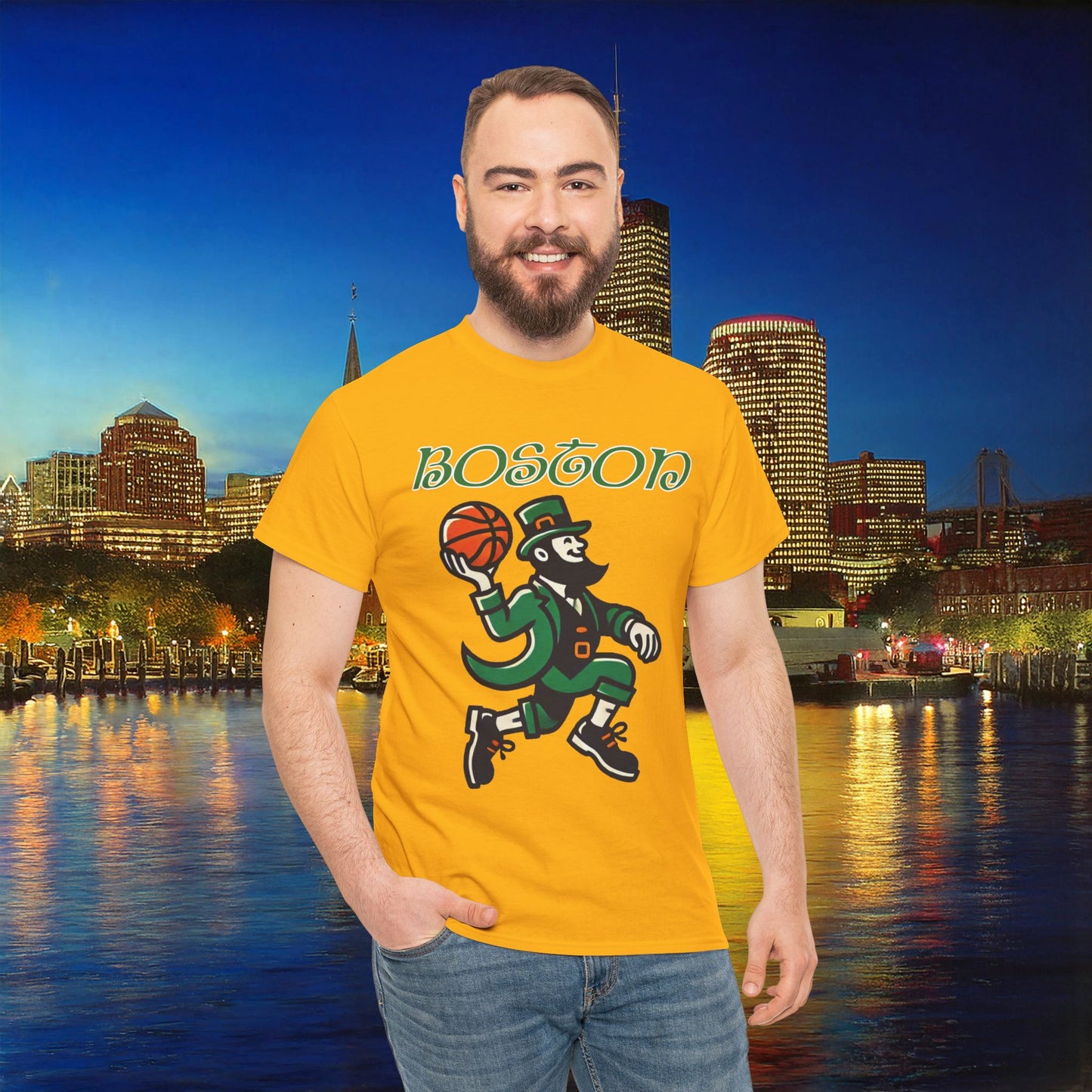 Boston Basketball Logo Tee