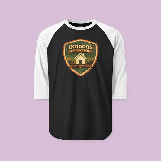 Indoors National Park Raglan Tee