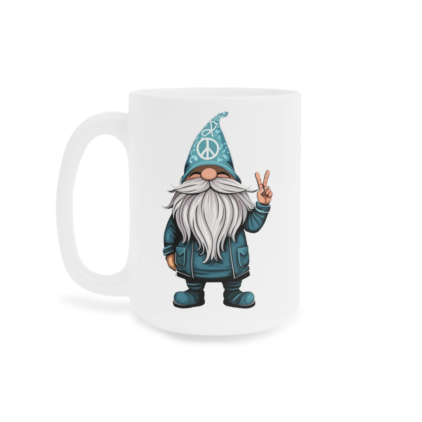 Peace Gnome Ceramic Mugs (11oz\15oz)