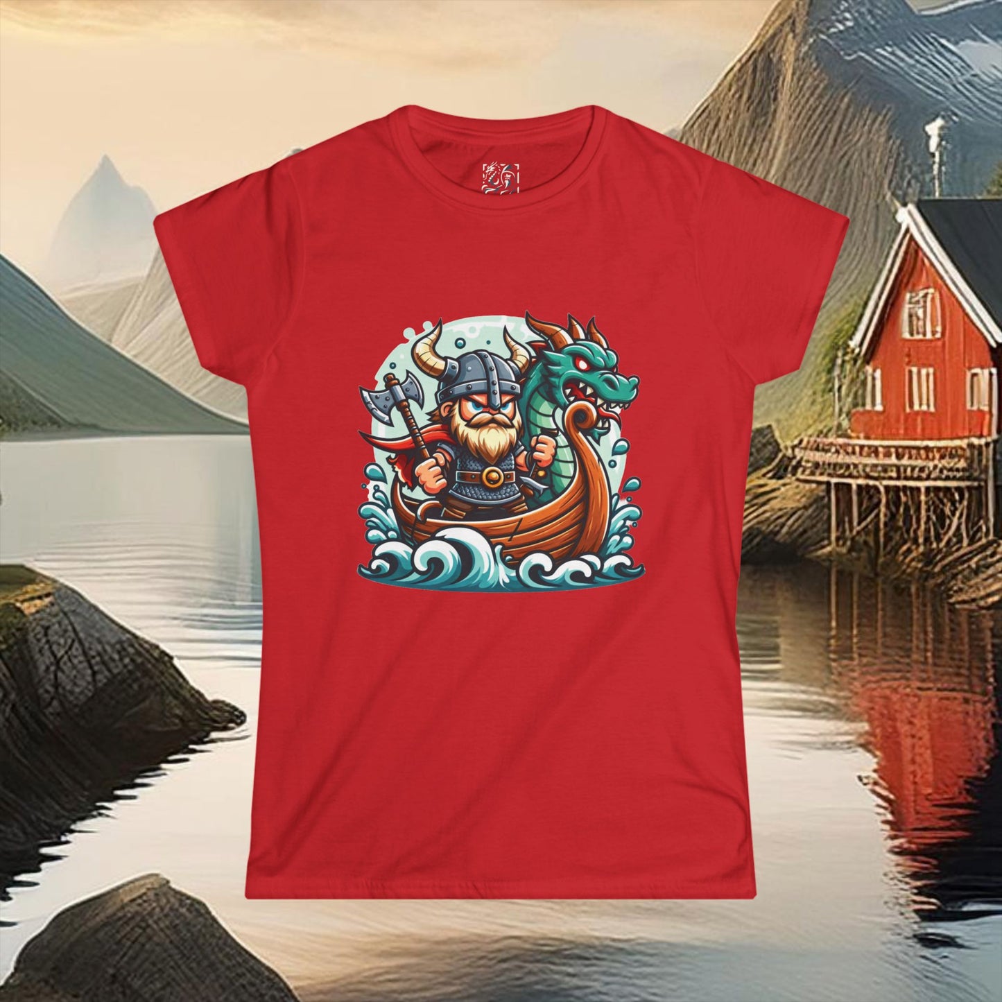 Viking and Dragon Women's Softstyle Tee