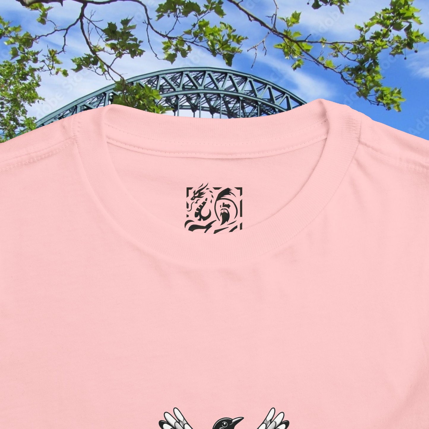 Newcastle United Howay The Lasses B&W (Twin Mags) Toddler Tee