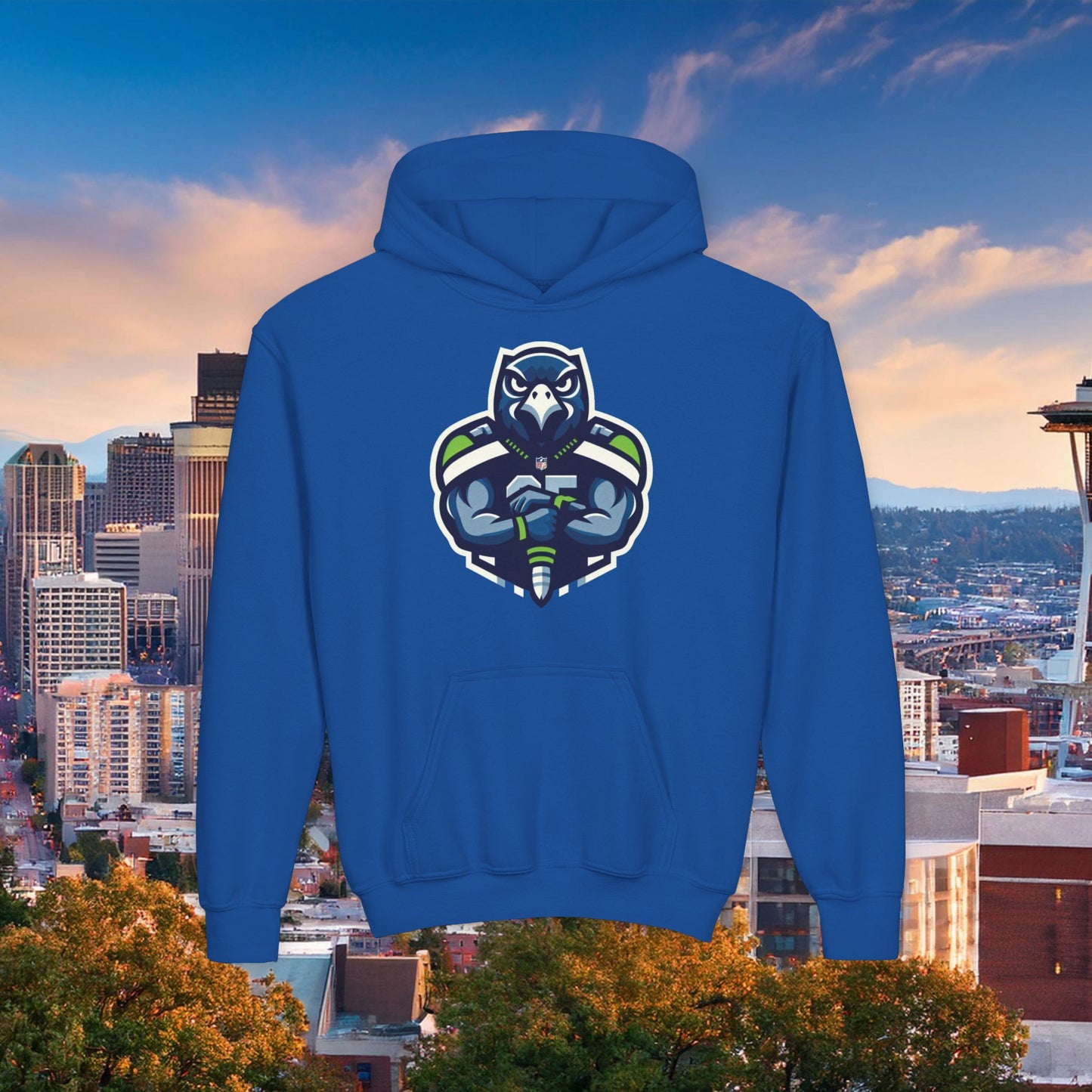 Seattle Football Player Youth Hoodie