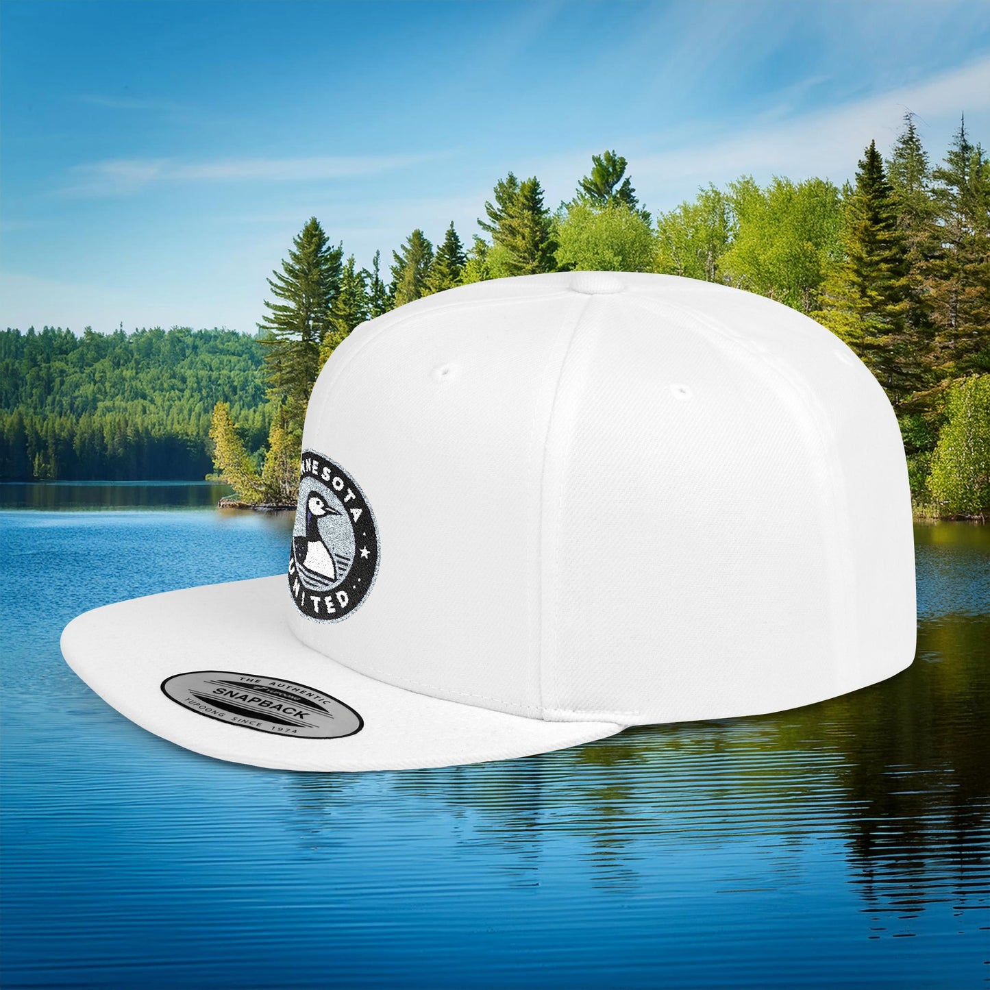 Minnesota United Crest Flat Bill Snapback