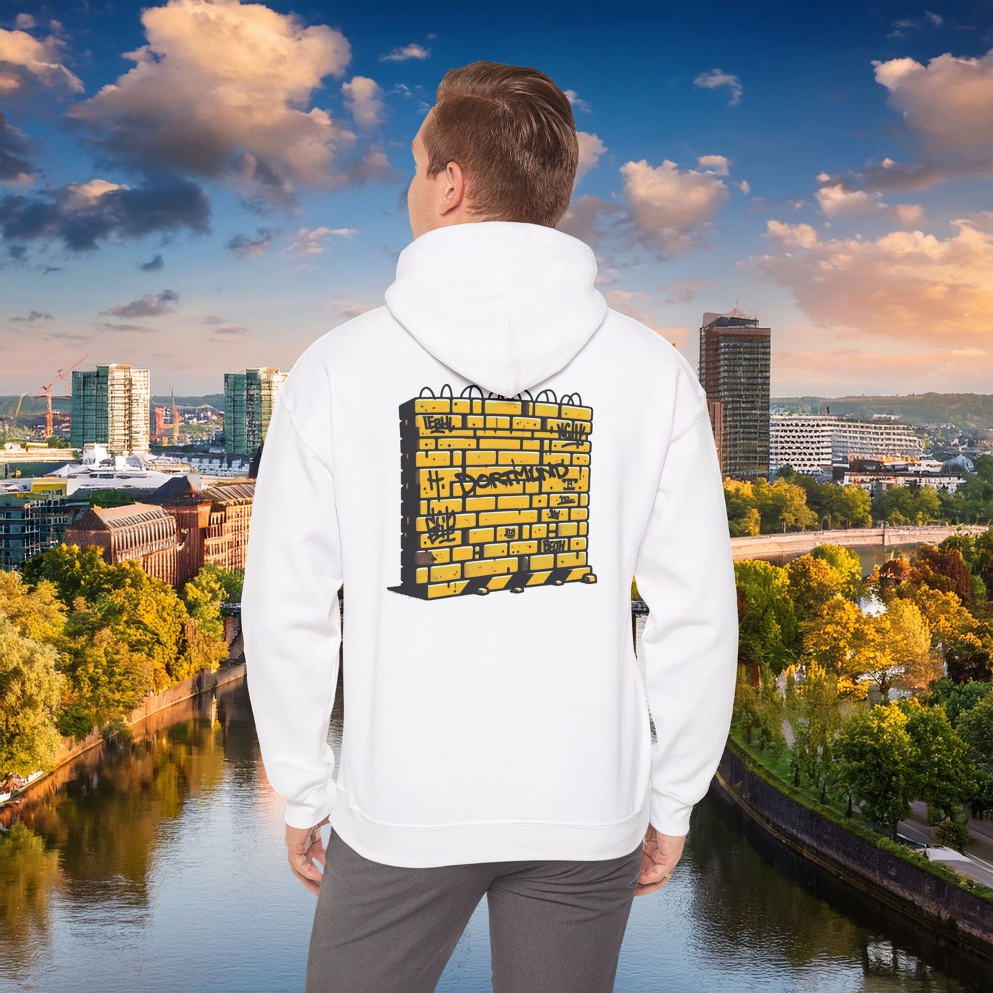 Dortmund Honeycomb Graffiti Hoodie