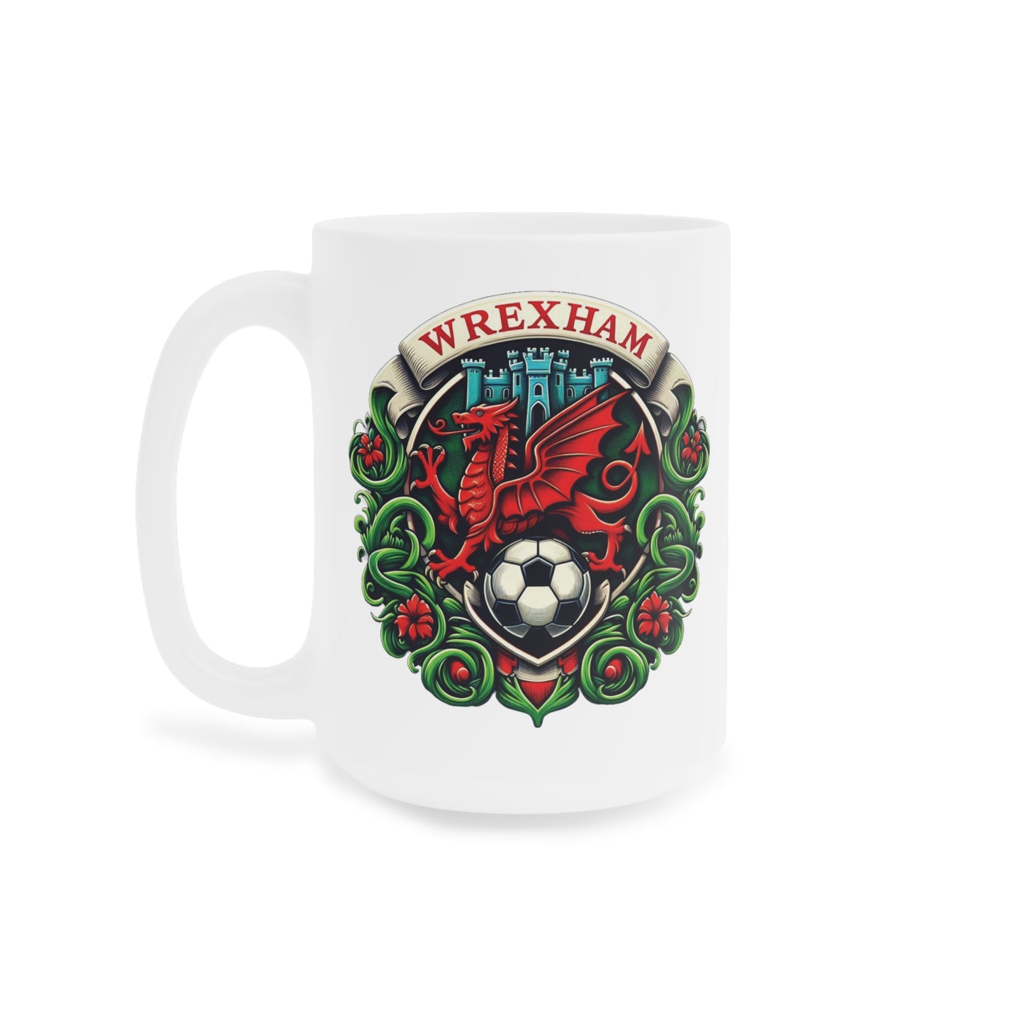 Wrexham Ceramic Mugs (11oz\15oz)