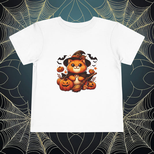 Halloween Cat Toddler Tee