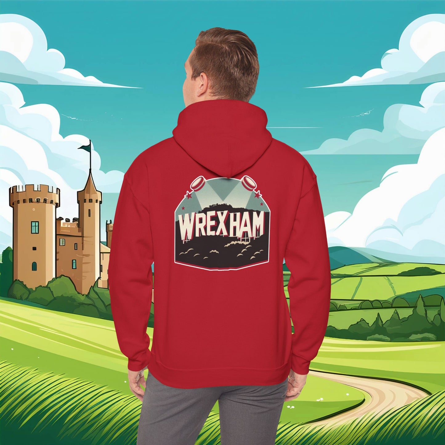 Wrexham Hollywood Sign Hoodie