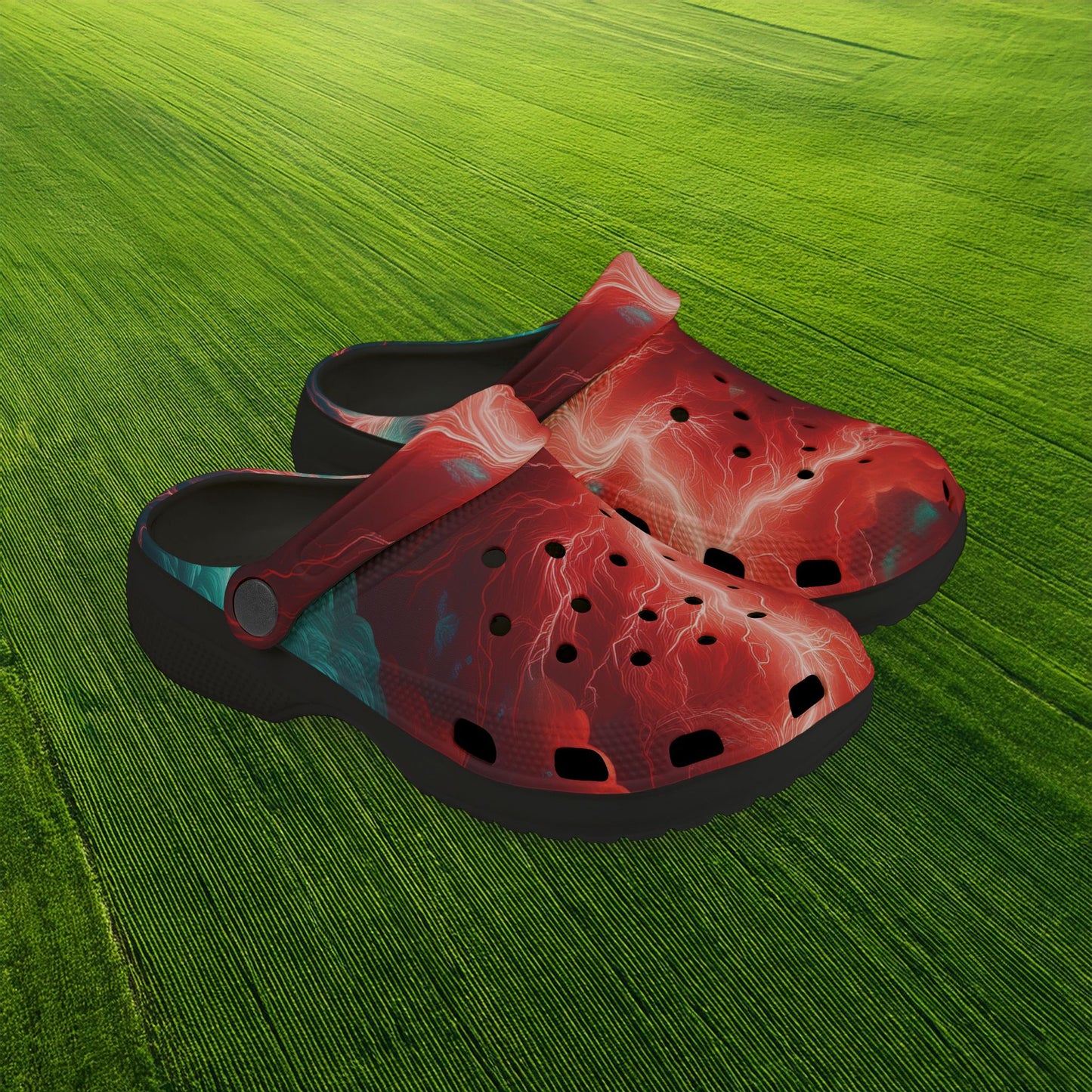 Red Storm Kid's Foam Clogs