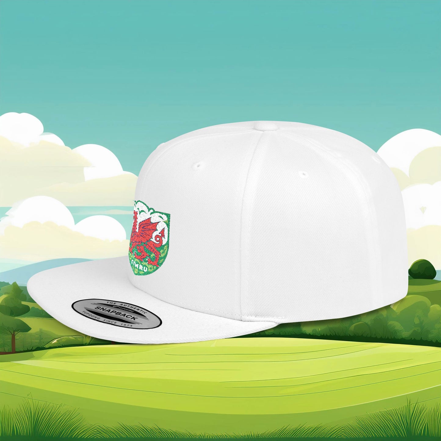 The Cymru Flat Bill Snapback