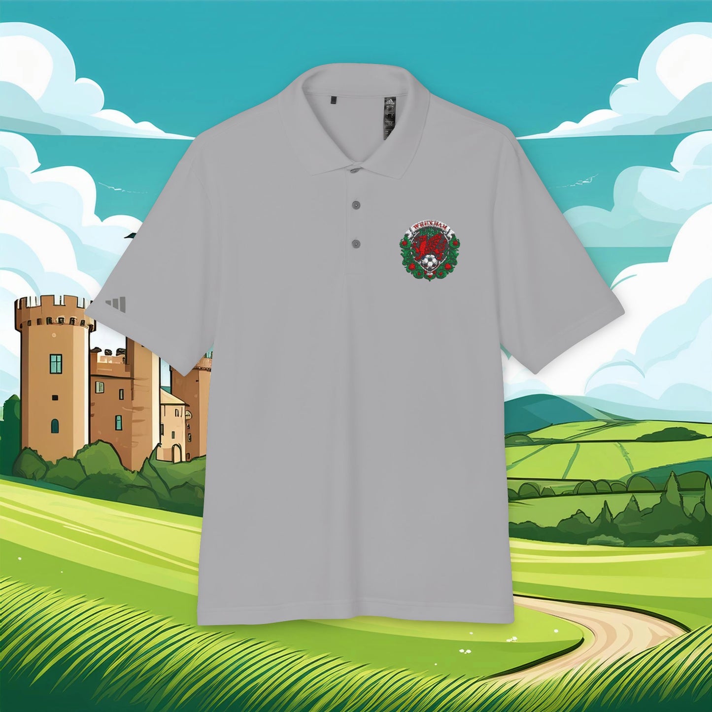 Wrexham Crest adidas Performance Polo