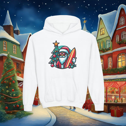 Surf Santa Youth Hoodie