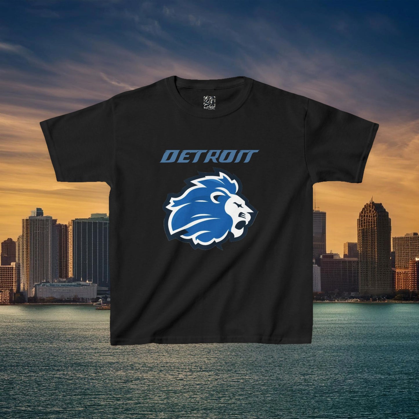 Detroit Football Logo Kids Tee