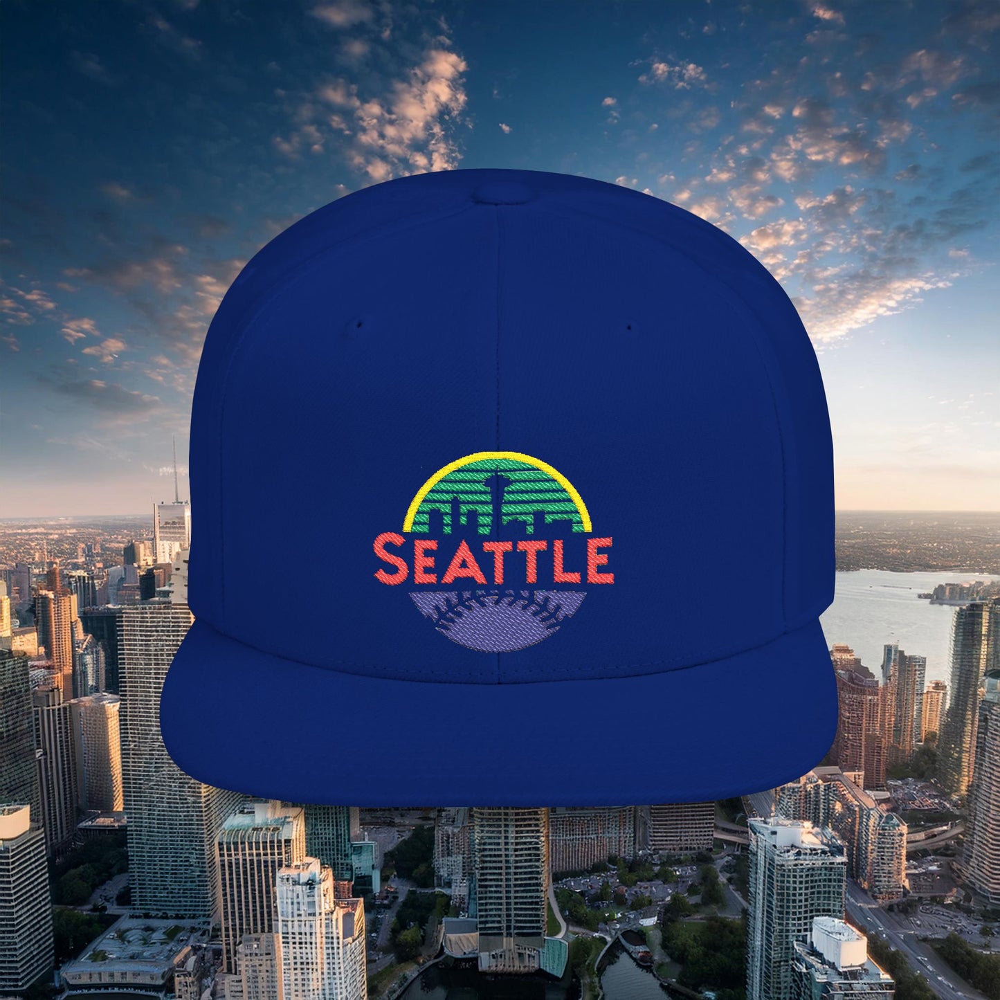 Seattle Baseball Flat Bill Snapback