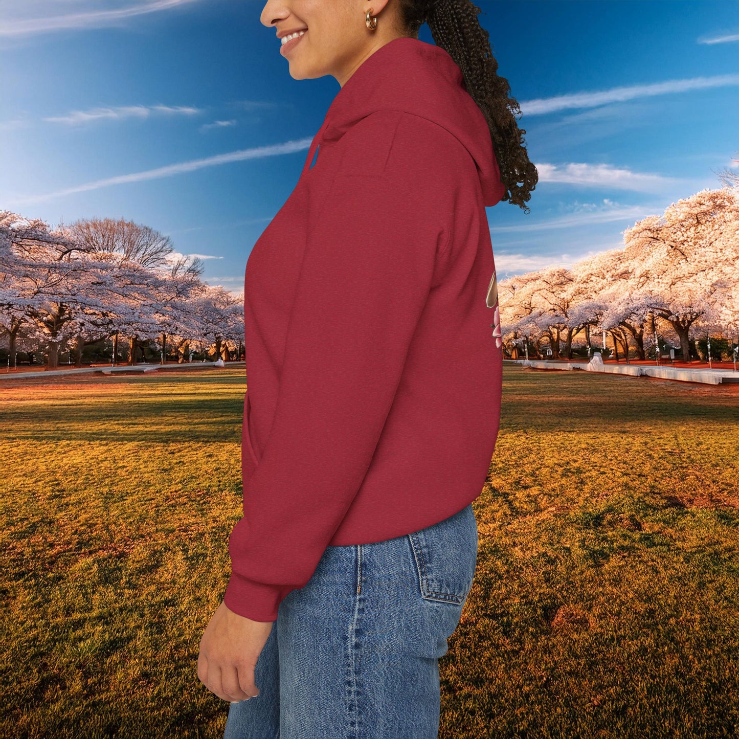 Washington Baseball Cherry Blossom Hoodie