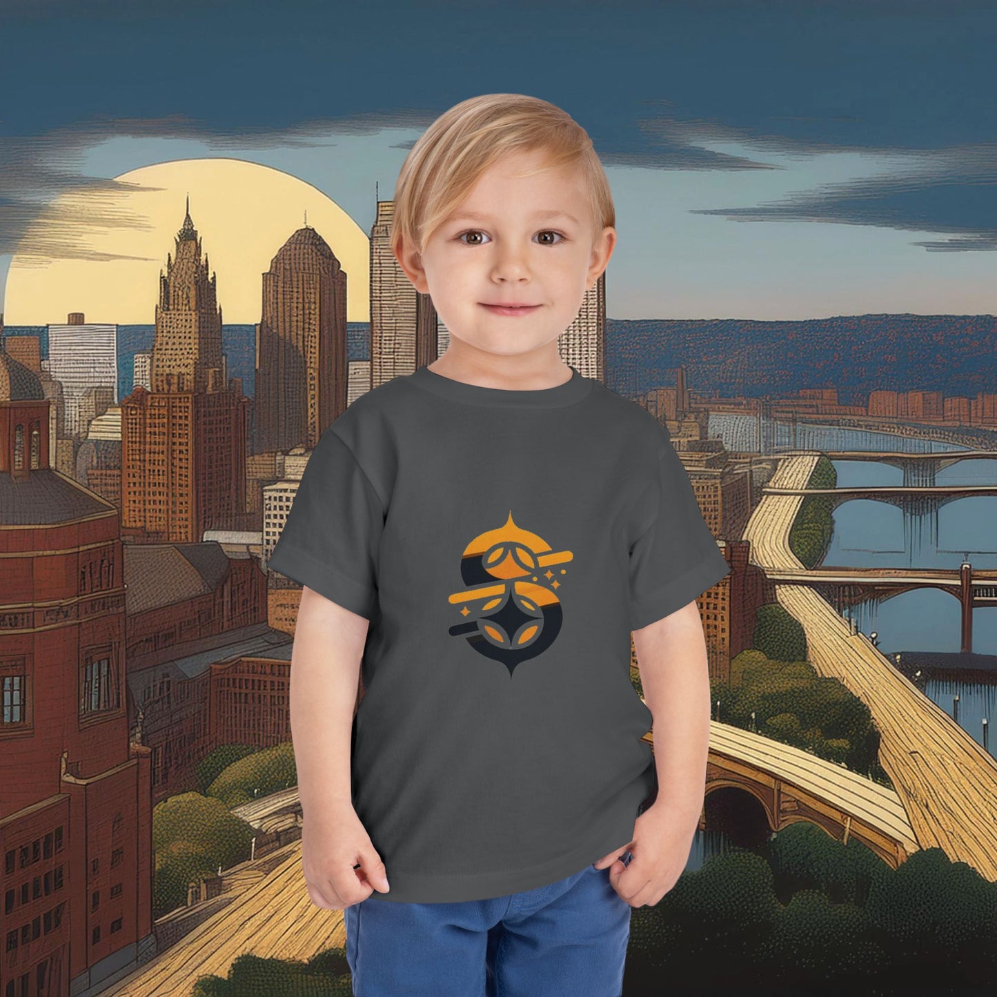 Pittsburgh Football Logo Toddler Tee