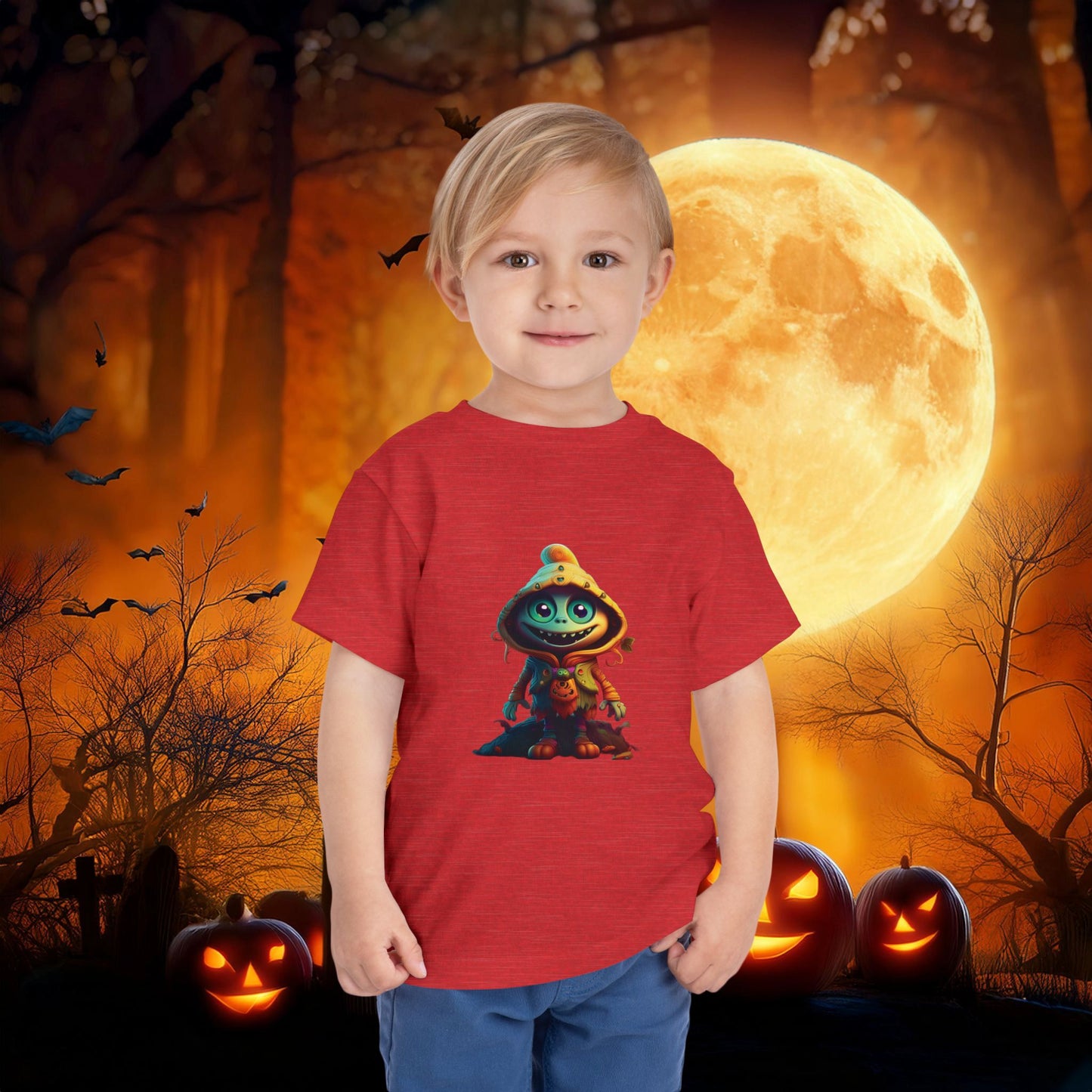 Trick or Treat Monster Toddler Tee