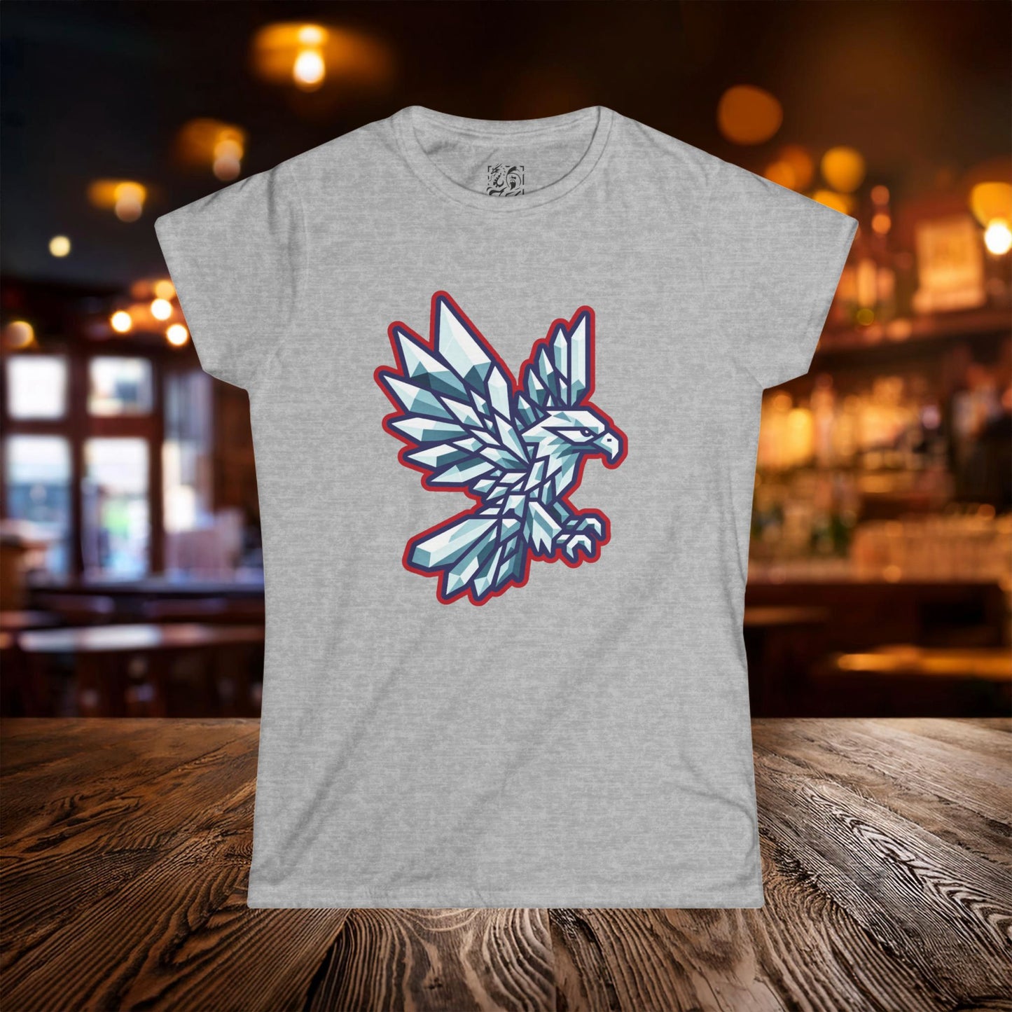 Crystalline Eagle Women's Softstyle Tee