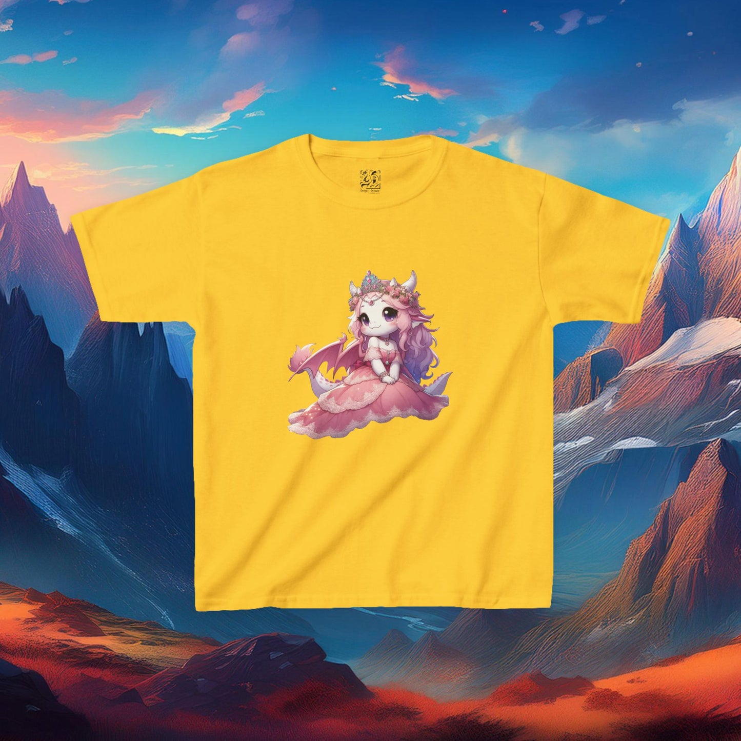 Pink Dragon Princess Kids Tee