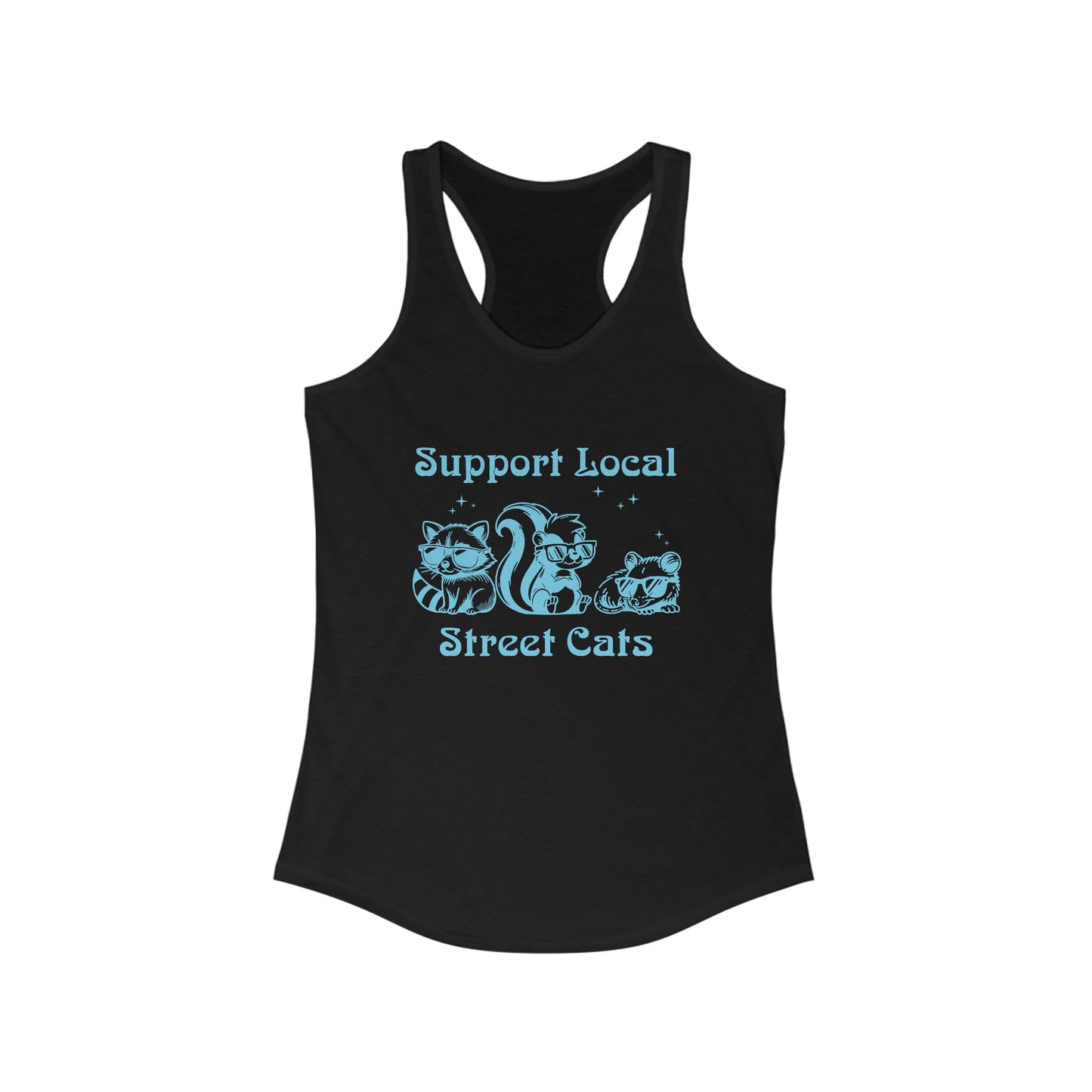Support Local Street Cats Racerback Tank