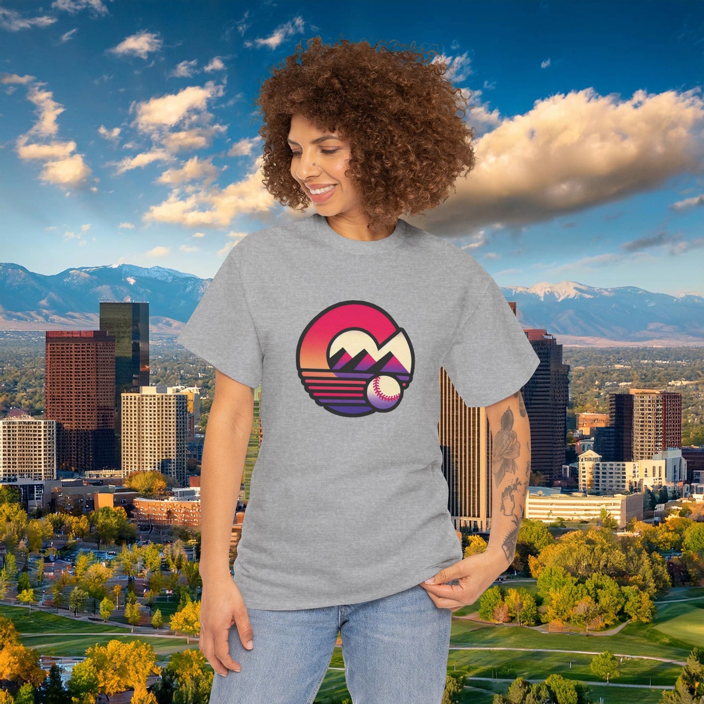Retro Colorado Baseball Tee
